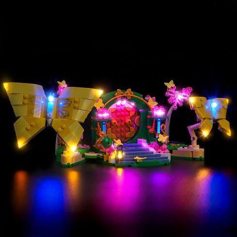 BrickBling LED Lighting Kit Compatible with Lego Wicked Glinda & Elphaba Bookends, Creative Light Compatible with Lego 75691-Lights Only, Not Come with Model (75691 Light) in Saudi Arabia
