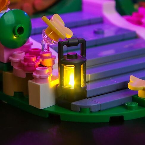 BrickBling LED Lighting Kit Compatible with Lego Wicked Glinda & Elphaba Bookends, Creative Light Compatible with Lego 75691-Lights Only, Not Come with Model (75691 Light) in Saudi Arabia