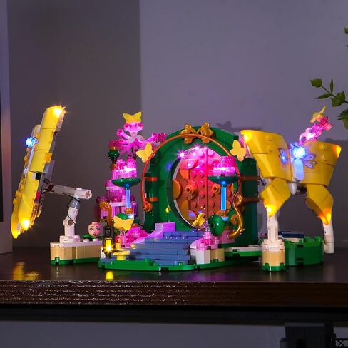 BrickBling LED Lighting Kit Compatible with Lego Wicked Glinda & Elphaba Bookends, Creative Light Compatible with Lego 75691-Lights Only, Not Come with Model (75691 Light) in Saudi Arabia