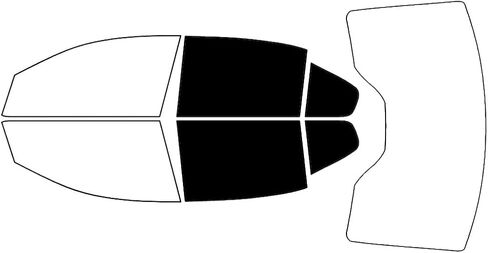 Rvinyl Window Tint Kit Compatible with Ford Taurus 2010-2012 - Complete Precut Kit - 35% in Saudi Arabia