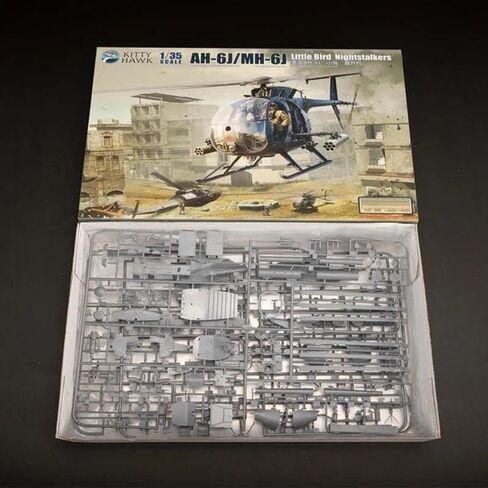 Assembled Plastic Aircraft Model Kit KH50003 American AH-6 J/MH-6J Little Bird Helicopter 1/35 Scale in Saudi Arabia