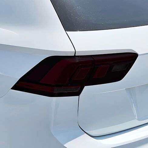 تصميمات BOGAR TECH مسبقة القطع لسيارة Volkswagen Tiguan 2018-2024 مجموعة ألوان الضوء الخلفي بالكامل PPF، دخان داكن in Saudi Arabia