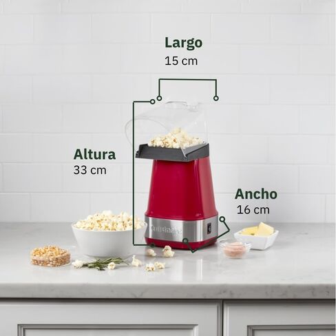 Cuisinart EasyPop Hot Air Popcorn Maker (Red) in Saudi Arabia
