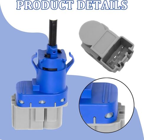 مفتاح ضوء الفرامل الجديد للسيارة 4Pin، OEM# 4838697 BN7N66490 8T4T-9G854-AA استبدال مفتاح مصباح إيقاف السيارة، ملحقات خارجية للسيارات، متوافق مع CX-3 CX-5 CX-8 in Kuwait