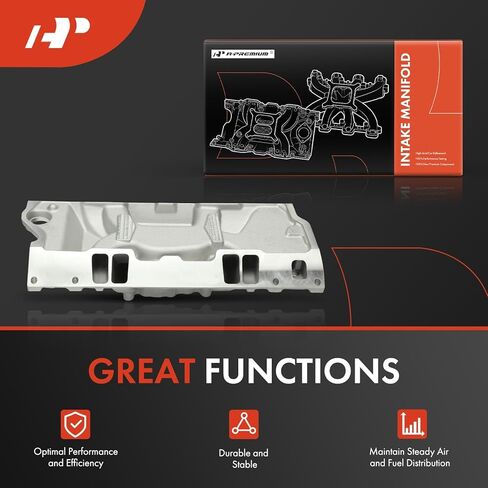 A-Premium Front Intake Manifold Compatible with Chevrolet Tahoe, Express 1500 2500 3500, C1500, C2500, C3500, K1500 K2500 Suburban & GMC Yukon, Savana, C1500, C2500, G3500, K1500 & Cadillac Escalade in Saudi Arabia