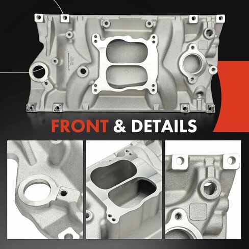 A-Premium Front Intake Manifold Compatible with Chevrolet Tahoe, Express 1500 2500 3500, C1500, C2500, C3500, K1500 K2500 Suburban & GMC Yukon, Savana, C1500, C2500, G3500, K1500 & Cadillac Escalade in Saudi Arabia