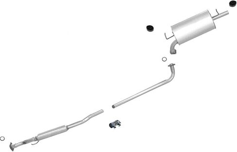 Muffler Exhaust Pipe System MADE IN USA Replacement Parts For Toyota Camry 2.2L 1997 1998 1999 2000 2001 in Saudi Arabia