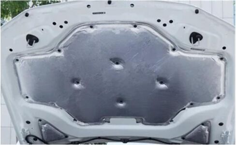سيارة العزل المميت لسيارات BMW ل X3 ل X4 G01 G02 2018 2019 2020 2021 غطاء السيارة الأمامي محرك جدار الحماية حصيرة غطاء وسادة Aner عزل الصوت الحراري القطن in Kuwait