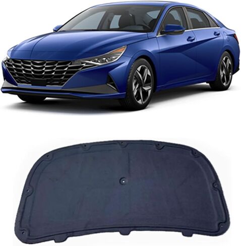 Car Front Hood Sound Insulation Pad for Hyundai Elantra Avante CN7 i30 Sedan 2021 2022 2023 2024 2025 Engine Hood Liner Sound Heat Deadener Accessories in Saudi Arabia