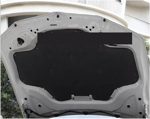 Car Heat Sound Noise Insulation Cotton Front Hood Engine Mat Pad Cover Deadener Compatible For BMW X3 G01 X4 G02 2018-2021 in Saudi Arabia