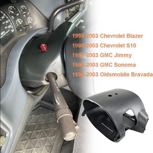 Unifizz غطاء عمود التوجيه العلوي والسفلي كفن + استبدال التمهيد شيفتر 26072993 26078127 مناسب لـ Chevy for Tahoe for Suburban لـ Avalanche لـ GMC لـ Yukon لـ Escalade in Kuwait