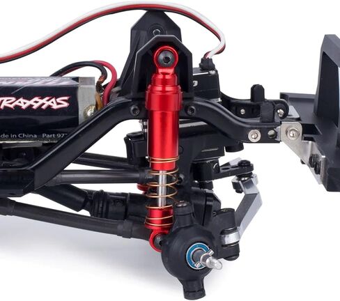 ممتص الصدمات من الألومنيوم TRX4M مقاس 52 مم مع زيت مملوء بالزيت لـ 1/18 RC Crawler TRX-4M Bronco Defender ترقية أجزاء (أحمر 4 قطع) in Kuwait