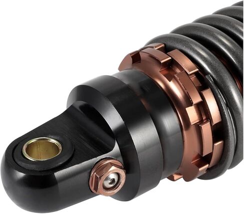 Motorcycle Off-Road Moto Dirt Bike Rear Front Shock Absorber Suspension Failling Protect 360 380 400 420 375 415 Compatible with Titanium Black(400mm Titanium) in Saudi Arabia