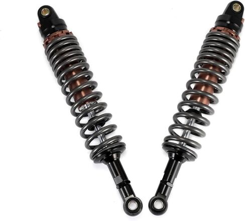 Motorcycle Off-Road Moto Dirt Bike Rear Front Shock Absorber Suspension Failling Protect 360 380 400 420 375 415 Compatible with Titanium Black(400mm Titanium) in Saudi Arabia