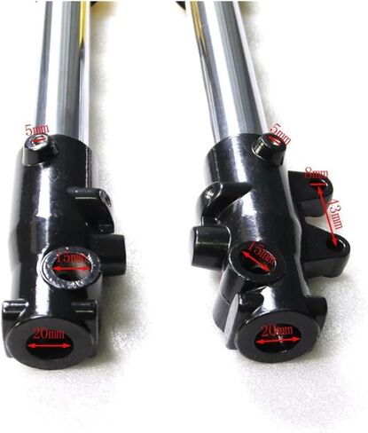 Upside Down 45mm 48mm Front Forks Shocks Absorber Dirt Pit Bike Motorcycle 110cc 125cc 150cc 700/735mm Front Inverted Fork(735mm Gold) in Saudi Arabia