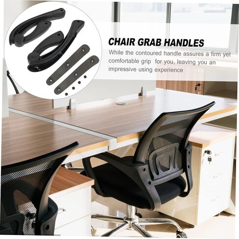 ARTIBETTER Swivel Chair Armrests for Office Adjustable Grab Handles 1 Pair Ergonomic Armrests for Office Chair Replacement Arm Rests Easy Installation in Saudi Arabia