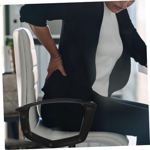 NUOBESTY 2pcs Fit Plastic Handrail Desk Chair Armrests Office Chair Accessories Office Armrest Replacement in Saudi Arabia