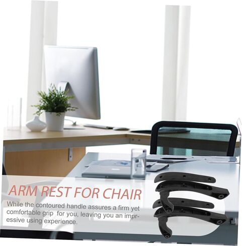 NUOBESTY 2pcs Office Chair Arm Accessories Sturdy Armrest Replacements for Task High Ergonomic Chairs in Saudi Arabia