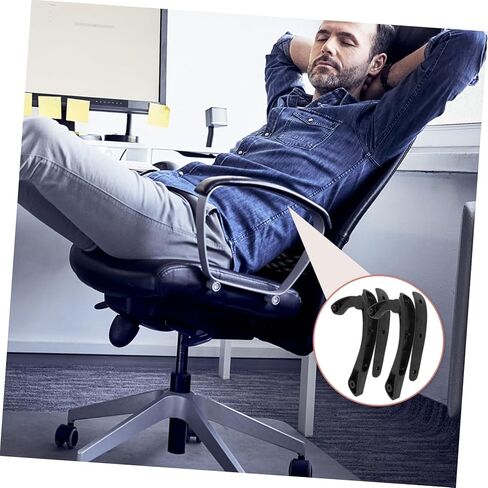 NUOBESTY 2pcs Office Chair Arm Accessories Sturdy Armrest Replacements for Task High Ergonomic Chairs in Saudi Arabia