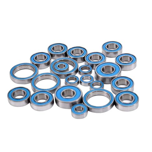 متوافق مع Arrma 1/8 لـ Kraton لـ Typhon لـ Senton 1/7 لـ Mojave 6s لـ BLX RC أجزاء ترقية السيارة 22 قطعة طقم محمل مختوم RC ملحق (أزرق) in Saudi Arabia