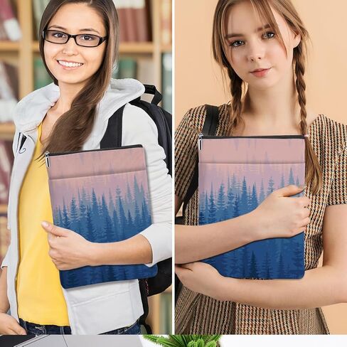 Cute Book Lovers Gifts, Book Sleeve, Books Covers for Paperbacks Books Sleeve Pouch with Zipper Front Pocket Reading Bookish Accessories Cute Decor Gifts for Women Friend Christmas Birthday, Style 03 in Saudi Arabia