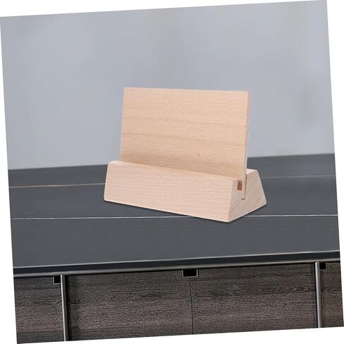 DOITOOL Rustic Wood Calendar Base for Weddings Photos Notes Sturdy Display Stand for Office Decor Wooden Card Holder Versatile Place Holder for Events in Saudi Arabia