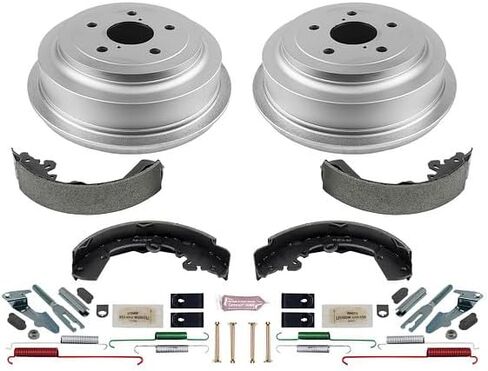 Power Stop KOE15405DK مجموعة فرامل بديلة خلفية متخصصة - أسطوانات الفرامل OE ووسادات الفرامل السيراميكية in Kuwait