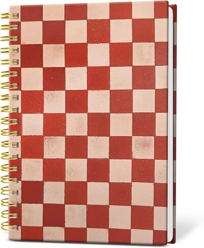 دفتر يوميات KZYVFNPQ الحلزوني للنساء والرجال، دفتر ملاحظات مبطن بغلاف مقوى لطيف مقاس A5 مع غلاف قوي، دفتر ملاحظات بقواعد الكلية لكتابة العمل المكتبي، 120 صفحة/60 ورقة، 6 بوصات × 8.3 بوصة (غزال العلم الأمريكي المموه) in Kuwait