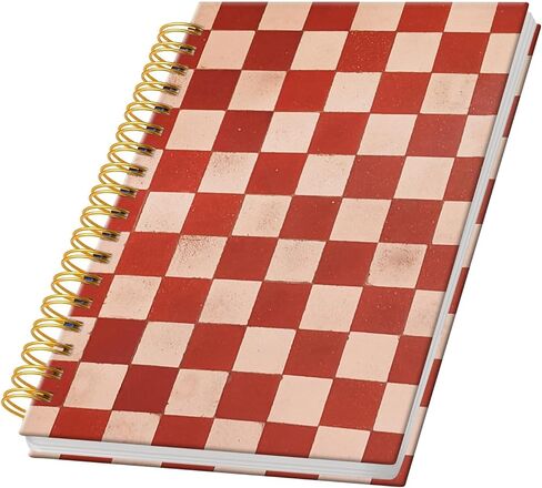 دفتر يوميات KZYVFNPQ الحلزوني للنساء والرجال، دفتر ملاحظات مبطن بغلاف مقوى لطيف مقاس A5 مع غلاف قوي، دفتر ملاحظات بقواعد الكلية لكتابة العمل المكتبي، 120 صفحة/60 ورقة، 6 بوصات × 8.3 بوصة (غزال العلم الأمريكي المموه) in Kuwait