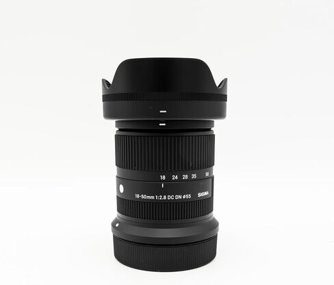 Sigma 18-50mm f/2.8 DC DN Contemporary Lens for Canon RF Mount with Pixel Advanced Accessory and Travel Bundle | 3-Year Extended Warranty | 18-50mm Canon Lens in Saudi Arabia