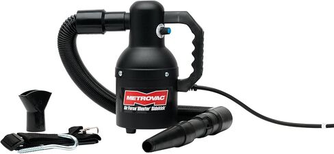MetroVac Sidekick SK-1 Motorcycle Dryer | Metro Vac Air Force Blaster Sidekick | Includes 12 Foot Cord And Black Textured Matte Finish | 3 Extra Filters | Made In The USA in Kuwait