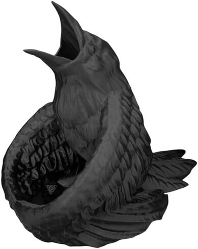 Enchanting Raven Dice Tower for RPG Enthusiasts, Perfect Dungeons and Dragons Accessory, Ideal DND, Crow, Bird, Gothic D&D Dice Rollers & Gifts, Warhammer, Fantasy Gaming, Tabletop (Black) in Saudi Arabia