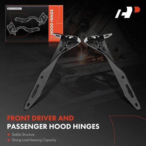 A-Premium Front Driver and Passenger Hood Hinges Compatible with Honda Civic 1992 1993 1994 1995, Front Left and Right Side, 2-PC Set in Saudi Arabia