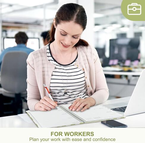 2026 Planner, Weekly and Monthly Calendar Academic Planning Book, Jan 2026 - Dec 2026, Agenda Calendar Planner for Office Supplies and Desk Accessories - A5 (6.3" x 8.5") in Kuwait