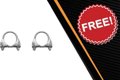 Muffler Resonator Exhaust System Kit Compatible for 2006 Chevrolet Uplander 3.5L | Northeastern Exhaust | Stainless Steel | Free Clamps Included | Automotive Replacement Part | Direct-Fit in Saudi Arabia