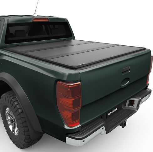 AUTOSAVER88 FRP Hard Tri-fold Truck Bed Tonneau Cover Fit for Ford Ranger 2024 2025 5ft Bed in Saudi Arabia