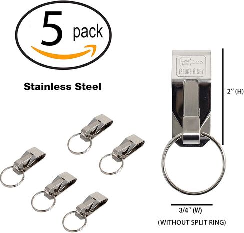 Lucky Line "The Original Secure-A-Key - SLIP ON - Heavy Duty Belt Key Clip 1 Per Pack (4051) in Kuwait