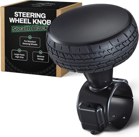 Steering Wheel Spinner Knob - Compatible With Any Steering Wheels - Smooth Brodie Suicide Knob for Car, Tractor, Mower, Boat - Maneuver with Ease On Any Vehicle in Saudi Arabia