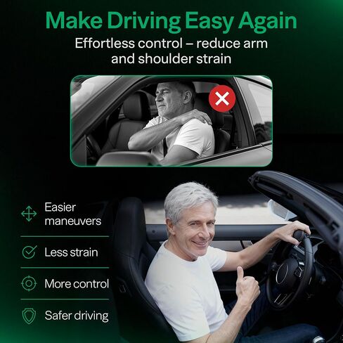 Steering Wheel Spinner Knob - Compatible With Any Steering Wheels - Smooth Brodie Suicide Knob for Car, Tractor, Mower, Boat - Maneuver with Ease On Any Vehicle in Saudi Arabia