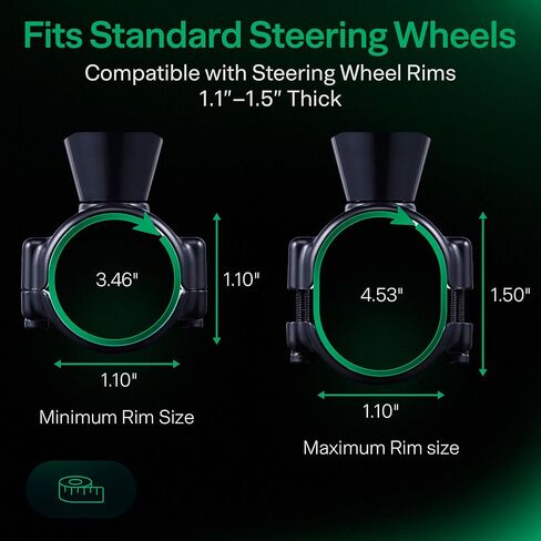 Steering Wheel Spinner Knob - Compatible With Any Steering Wheels - Smooth Brodie Suicide Knob for Car, Tractor, Mower, Boat - Maneuver with Ease On Any Vehicle in Saudi Arabia