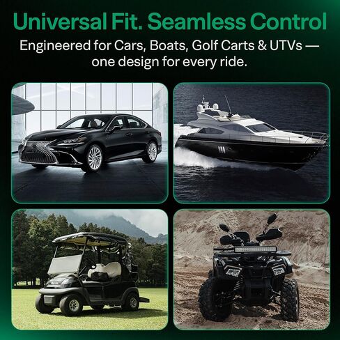 Steering Wheel Spinner Knob - Compatible With Any Steering Wheels - Smooth Brodie Suicide Knob for Car, Tractor, Mower, Boat - Maneuver with Ease On Any Vehicle in Saudi Arabia