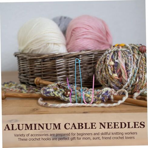 18Pcs Knitting Tools Safety Pins Brooch Weaving Needles Stitch Holders for DIY Projects Durable Aluminum Knitting Auxiliary Tools for Sweater Crafting in Saudi Arabia