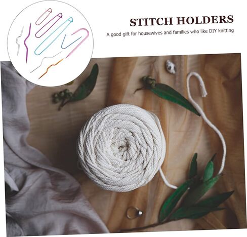 18Pcs Knitting Tools Safety Pins Brooch Weaving Needles Stitch Holders for DIY Projects Durable Aluminum Knitting Auxiliary Tools for Sweater Crafting in Saudi Arabia