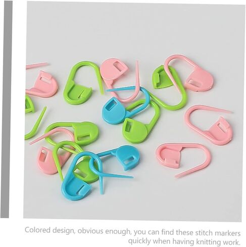 80Pcs Colorful Stitch Markers for Knitting Crocheting Durable Safety Pins for DIY Crafts Easy to Use Compact Design for Weaving and Projects in Saudi Arabia