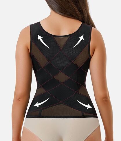 Nebility Waist Trainer for Women Corset Shapewear Tummy Control Body Shaper Vest Waist Cincher Shapewear in Kuwait