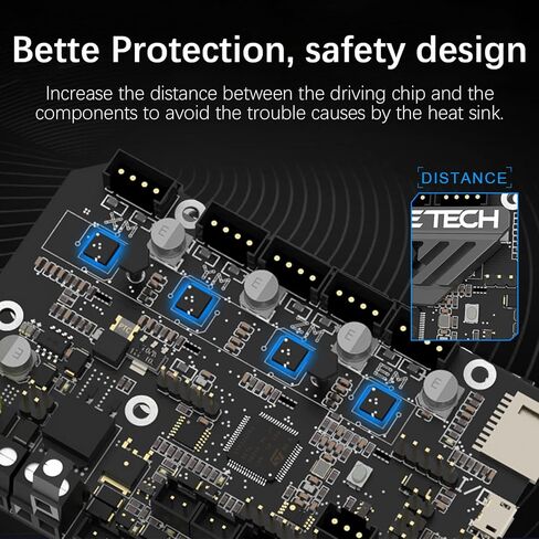 BIGTREETECH SKR Mini E3 V3.0 + BTT Pi V1.2 + TFT35 SPI V2.1 + SFS V2.0 Kit for FDM 3D Printer ترقية البرامج الثابتة Klipper لـ Ender-3، Ender-3 V2، Voron 2.4، معظم i3/Core طابعة XY ثلاثية الأبعاد in Kuwait