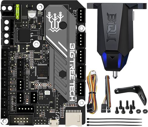 BIGTREETECH SKR Mini E3 V3.0 + BTT Pi V1.2 + TFT35 SPI V2.1 + SFS V2.0 Kit for FDM 3D Printer ترقية البرامج الثابتة Klipper لـ Ender-3، Ender-3 V2، Voron 2.4، معظم i3/Core طابعة XY ثلاثية الأبعاد in Kuwait
