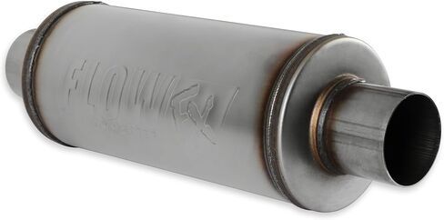 Flowmaster 72619 FlowFX Muffler 3" Inlet/Outlet - 6" Round Body - Moderate Sound 409 Stainless Steel in Saudi Arabia