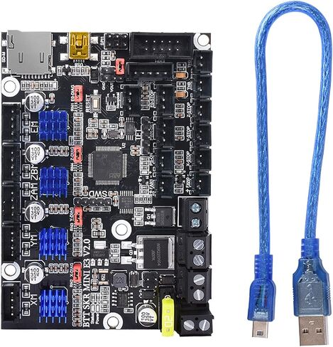 BIGTREETECH SKR Mini E3 V3.0 + BTT Pi V1.2 + TFT35 SPI V2.1 + SFS V2.0 Kit for FDM 3D Printer Upgrade Klipper Firmware for Ender-3, Ender-3 V2, Voron 2.4, Most of i3/Core XY 3D Printer in Kuwait