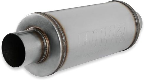 Flowmaster 72619 FlowFX Muffler 3" Inlet/Outlet - 6" Round Body - Moderate Sound 409 Stainless Steel in Saudi Arabia